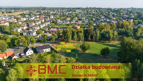 działka na sprzedaż 585m2 działka Koszęcin, Słowików