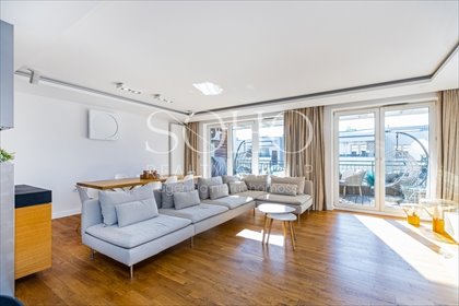 Luksusowy 122 m2 apartament z tarasami i sauną mieszkanie Kraków, Podgórze, Wielicka