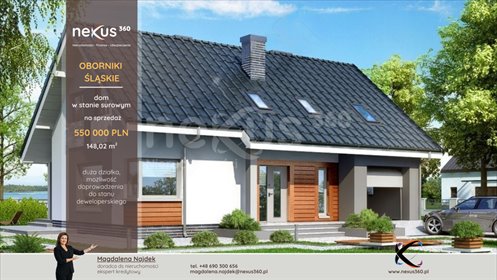 dom na sprzedaż 148m2 dom Oborniki Śląskie