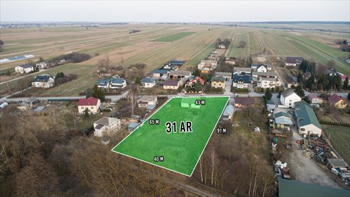 Działka 3100 m² z budynkiem i mediami w Mełgwi działka Mełgiew, Piasecka