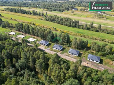 Nowoczesny dom 96 m² z poddaszem i ogrzewaniem podłogowym dom Starcza
