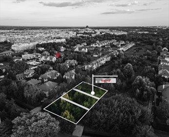 działka na sprzedaż 650m2 działka Warszawa, Wilanów, Wilanów, Arbuzowa