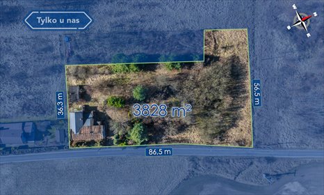 działka na sprzedaż 3765m2 działka Myszków, Armii Krajowej