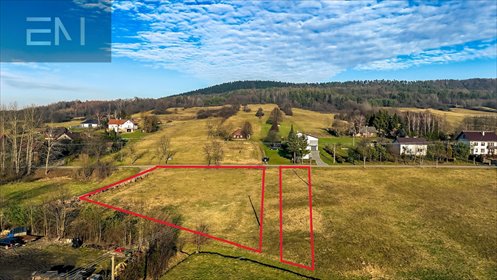 Polecam działkę 3391 m² z widokami, gazem i dojazdem asfaltowym działka Węglówka