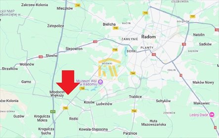 działka na sprzedaż 4007m2 działka Młodocin Większy