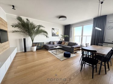 Nowoczesny 3-pokojowy apartament z tarasem i widokiem na centrum mieszkanie Warszawa, Mokotów, Sielce, Zwierzyniecka