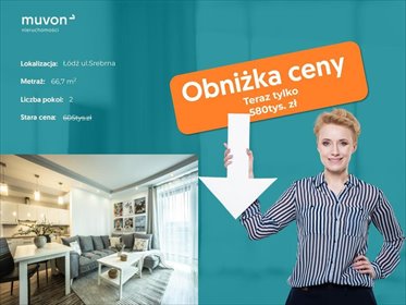 Dwupoziomowe mieszkanie z parkingiem i dużą powierzchnią mieszkanie Łódź, Bałuty, Srebrna