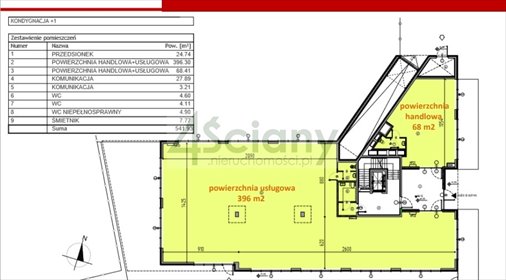 lokal użytkowy na wynajem 396m2 lokal użytkowy Warszawa, Wola
