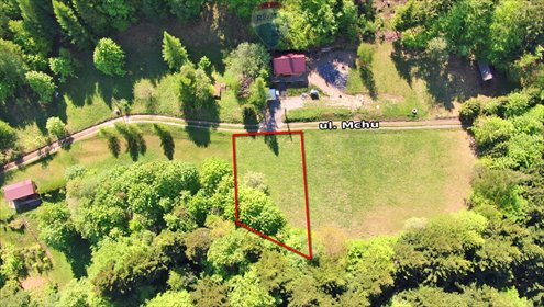 Działka przy lesie i strumyku pod Skrzycznem, 803 m² działka Lipowa, Mchu