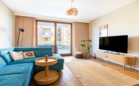 Nowoczesny 2-pokojowy apartament (47 m²) z tarasem, garażem i komórką mieszkanie Gdańsk, Śródmieście, Sadowa
