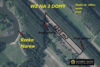 działka na sprzedaż 4345m2 działka Zadobrze