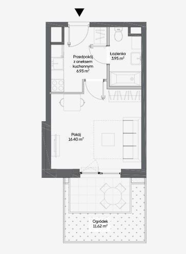 mieszkanie na sprzedaż 27m2 mieszkanie Warszawa, Włochy, Raków, Fajansowa