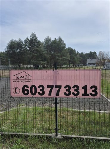 działka na sprzedaż 1300m2 działka Goszyce