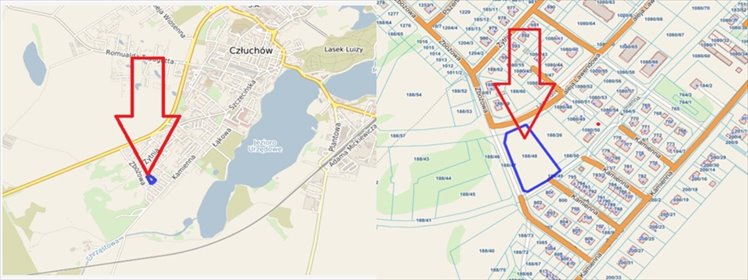 działka na sprzedaż 4429m2 działka Człuchów, Aleja Lawendowa