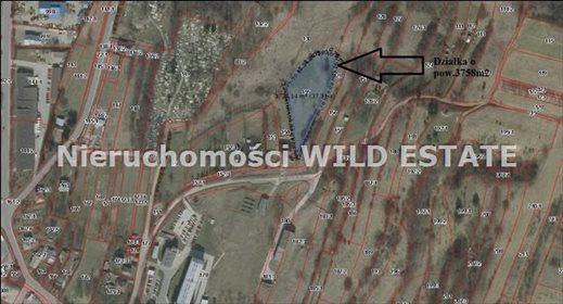 działka na sprzedaż 3758m2 działka Lesko