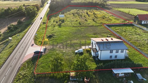 Inwestycja z domem i warsztatem przy DK12. dom Wilków, Głogowska