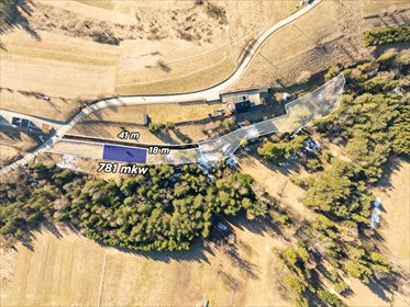 Działka 781 m² pod dom lub inwestycję w Szlembarku działka Nowotarski, Nad Zaporą