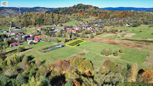 działka na sprzedaż 630m2 działka Koszarawa