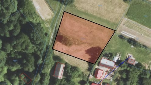 Broniszów - widokowa, budowlana 19,59 ar z WZ działka Broniszów