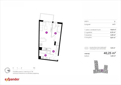 mieszkanie na sprzedaż 40m2 mieszkanie Łódź, 6 Sierpnia