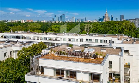 Polecam luksusowy penthouse 7 pokoi 320 m² z ogrodem i tarasami mieszkanie Warszawa, Mokotów, Biały Kamień
