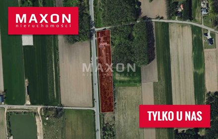 Grunt inwestycyjny 9 266 m² przy DK91 - Ogrodzona działka Ogrodzona
