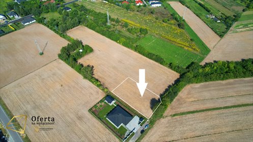działka na sprzedaż 1543m2 działka Kalinówka