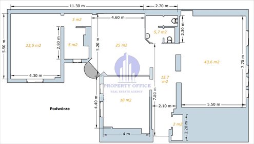 lokal użytkowy na wynajem 142m2 lokal użytkowy Warszawa, Mokotów, Narbutta