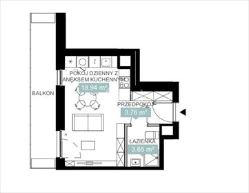 mieszkanie na sprzedaż 26m2 mieszkanie Katowice