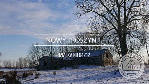 działka na sprzedaż 3200m2 działka Nowy Troszyn