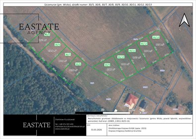 Działka 1204 m² pod zabudowę w Szczenurze, 7 km od morza działka Szczenurze