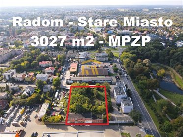 działka na sprzedaż 3027m2 działka Radom, Stare Miasto