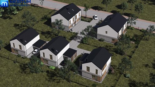 Nowoczesny dom 134 m2 z dużą działką 1200 m2, ogrzewanie podłogowe dom Odrano-Wola