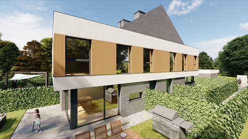Nowoczesny dwupoziomowy apartament z ogródkiem i miejscem parkingowym mieszkanie Kluczbork