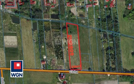 działka na sprzedaż 6060m2 działka Wręczyca Wielka, Cicha