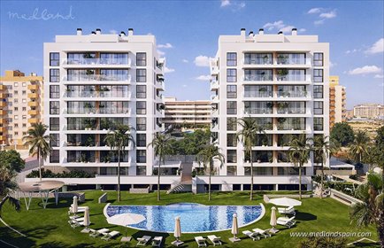 Nowoczesne 2-pokojowe apartamenty z basenem i tarasem mieszkanie Guardamar del Segura