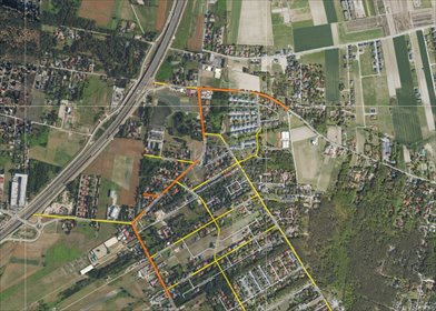 Działka 1940 m² pod zabudowę jednorodzinną, media, plan działka Bobrowiec