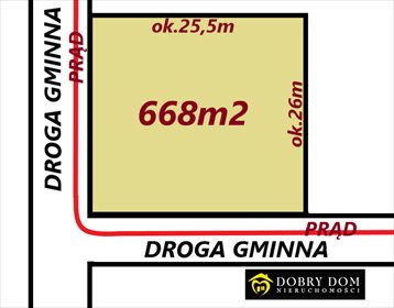 Sprzedam działkę 668 m² pod zabudowę jednorodzinną w Wasilkowie działka Wasilków