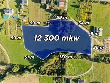działka na sprzedaż 12300m2 działka Siemiechów