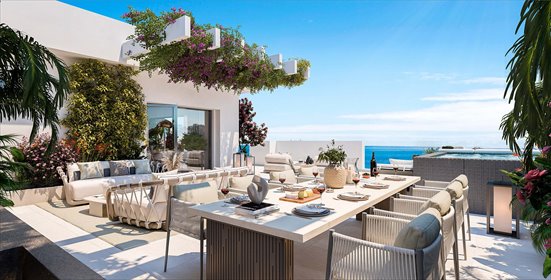 Nowoczesny apartament z widokiem na morze i pole golfowe mieszkanie Casares, Casares del Sol, Casares, Málaga