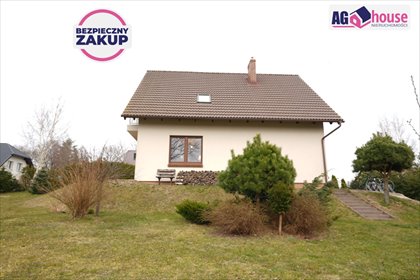Polecam przestronny dom 150 m² z kominkiem i dużą działką dom Łebno, Spokojna