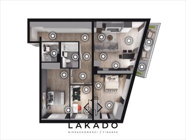 mieszkanie na sprzedaż 93m2 mieszkanie Kraków, Podgórze, Tadeusza Śliwiaka