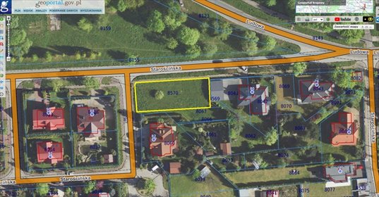 działka na sprzedaż 708m2 działka Dąbrowa Górnicza, Starościńska