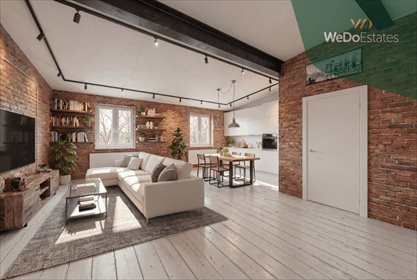 Studio na poddaszu w kamienicy z 1937 r. blisko metra mieszkanie Warszawa, Praga-Północ, Łochowska
