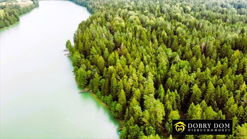Działka leśna nad jeziorem Wysokie - prywatna oaza. działka Supienie