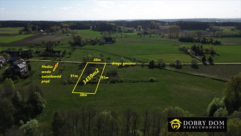 działka na sprzedaż 3459m2 działka Podleńce