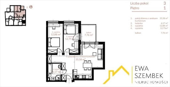 Mieszkanie 67 m² w Krakowie - polecam mieszkanie Kraków, Krowodrza, Łobzów