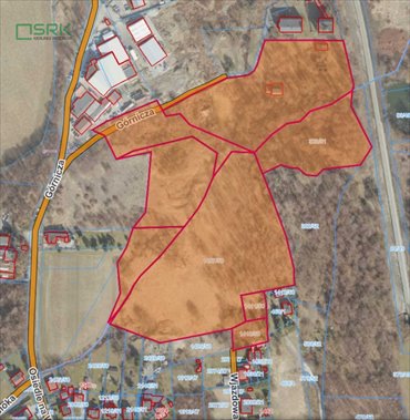 działka na sprzedaż 60137m2 działka Gaszowice, Gaszowice, Górnicza