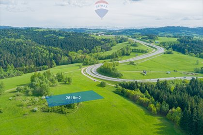 działka na sprzedaż 2619m2 działka Chabówka