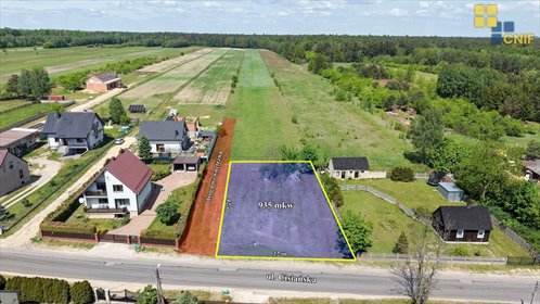 Zapraszam do obejrzenia dwóch działek budowlanych 935 m² w Cisiu działka Cisie, Cisie